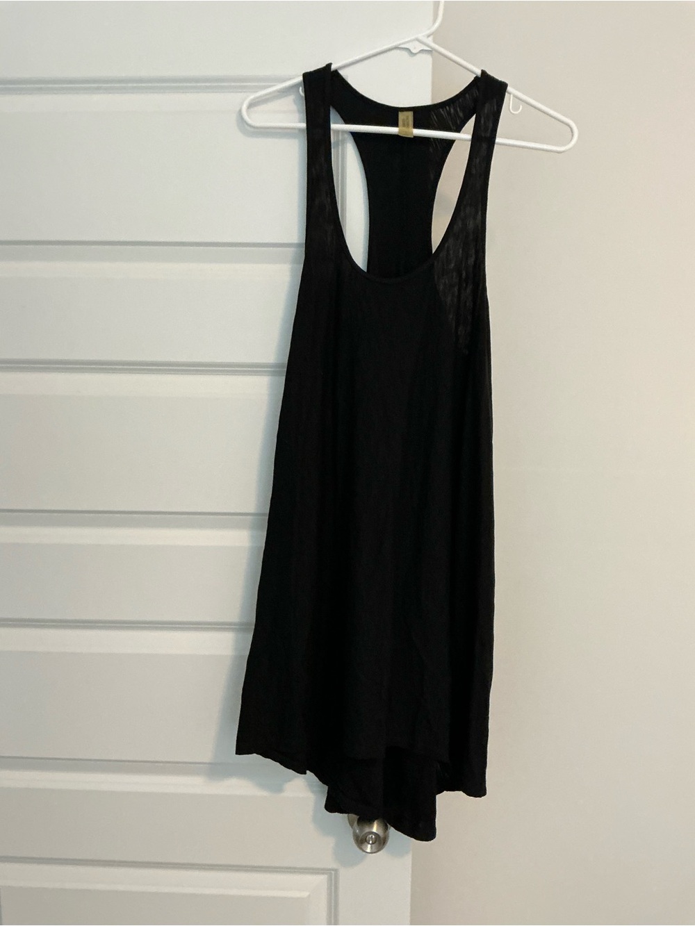 Victoria's Secret Black Sheer Racerback Tank